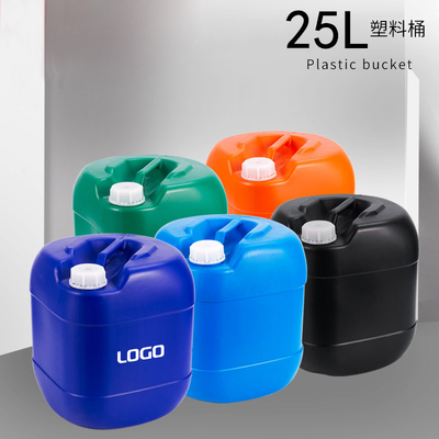 Quadratischer 25-Liter-HDPE-Plastikfass Chemisch versiegelter Blasform-Quadrateimer