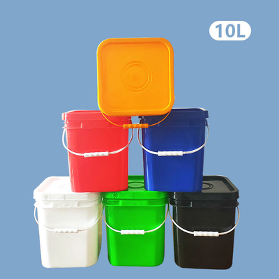 Quadratischer 10-Liter-HDPE-Kunststoffbehälter zur Lagerung von Trockengütern