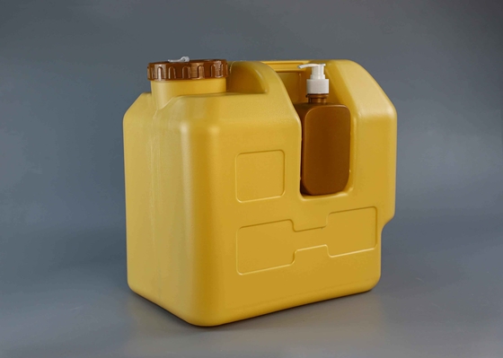 tragbare 30L Plastik-Düsenkanne HDPE 8-Gallonen-Wasserbehälter mit Wasserhahn und flüssige Seife Lotion Flasche für Outdoor-Auto-Camping