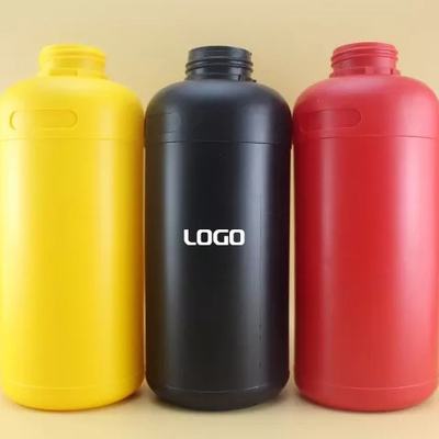 HDPE 1000ml Plastikbehälter-Tinten-chemische Plastikflaschen leer mit Plastiküberwurfmutter