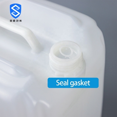 Kaliber 47mm weißer quadratischer HDPE Plastikwasser-Behälter 20 Liter 450g