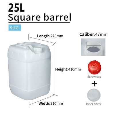 15,25 Zoll 5 Gallonen-chemischer Behälter-Alkali-Medikament 25 Liter Jerry Can