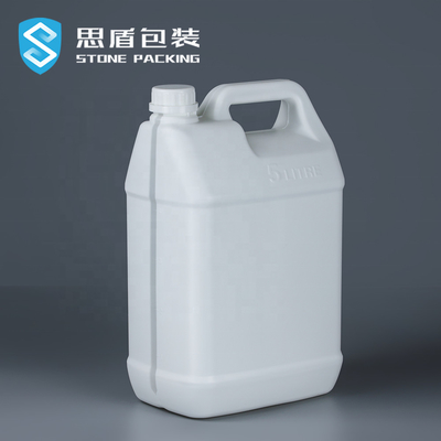 saures Alkali der Quadrat 220G HDPE Flaschen-leeren Behälter-5l beständig