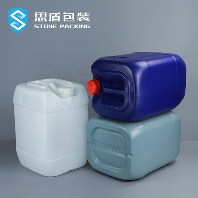 Rechteckige 25 Liter-Schraubverschluss- Plastiktrommel 1.35KG ISO9001
