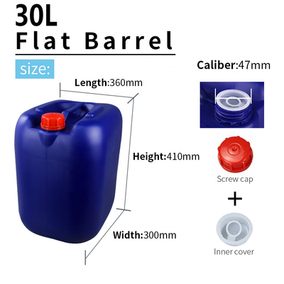 Quadrat-Plastikfaß des Nahrungsmittelgrad-30l mit Griff 1.5KG