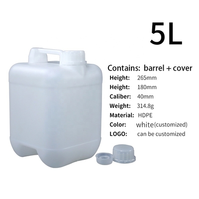Höhe 265mm 5 Liter-Plastikhdpe Jerry Can Caliber 40mm