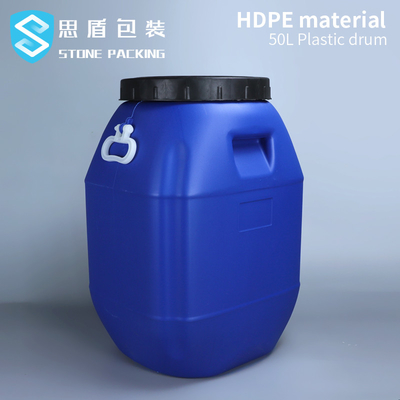 80*47mm chemische Plastikbehälter Plastiktrommel-50L offen mit Griff