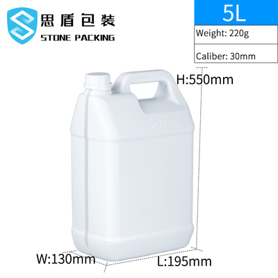 Kaliber 30mm HDPE Plastikplastiktrommel 220g flaschen-5L