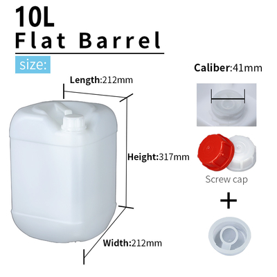 Malen Sie HDPE 10L Plastik Jerry Can Containers With Handle 558g