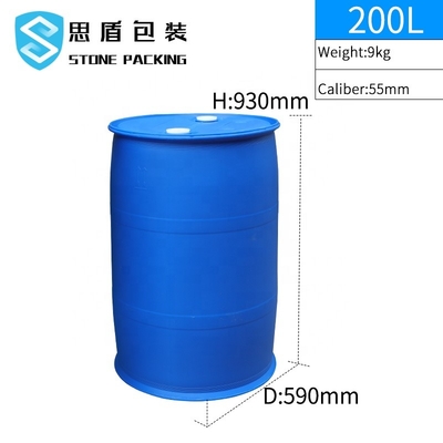 Siegelöl blaues HDPE 55 Gallonen-Plastiktrommel-Schrauben-Abdeckung