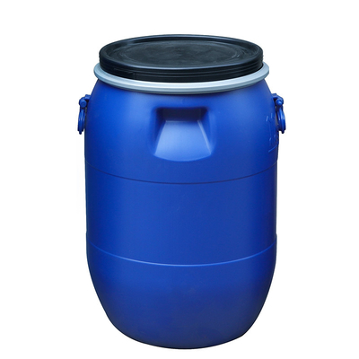 Rundes Plastik-HDPE 100% blaues chemisches Fass 120l offen