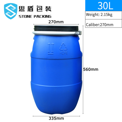 Zylinder HDPE Plastikbehälter 30l 160l mit Eisen-Band