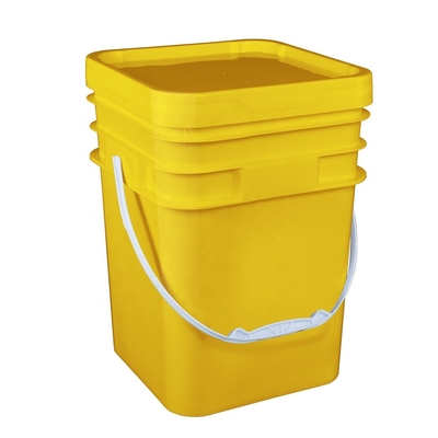 ISO 9001 5 Gallonen-chemische Behälter-weißer Eimer 141*103*120mm