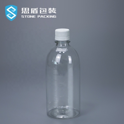 Psychiaters-Ärmel 1000ml 500ml HAUSTIER Schraubverschluss- Plastikflasche 38g 51g
