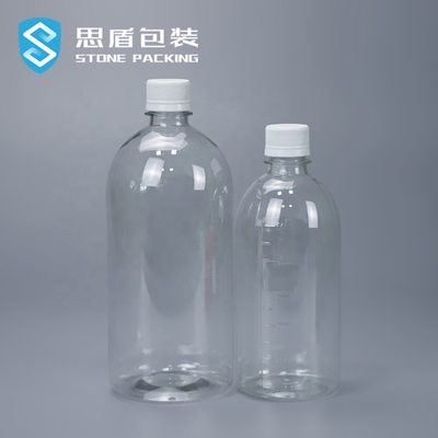 Psychiaters-Ärmel 1000ml 500ml HAUSTIER Schraubverschluss- Plastikflasche 38g 51g