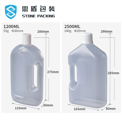 Leerer Plastik 750ml füllt 241*218*195mm ab