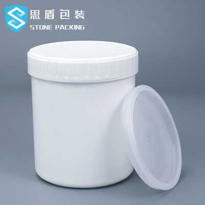 Weißes schwarzes 12*140mm Plastikglas 1L mit Schrauben-Deckel Soem-ODM