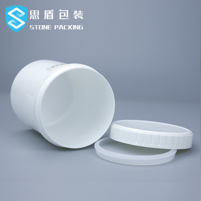 Weißes schwarzes 12*140mm Plastikglas 1L mit Schrauben-Deckel Soem-ODM