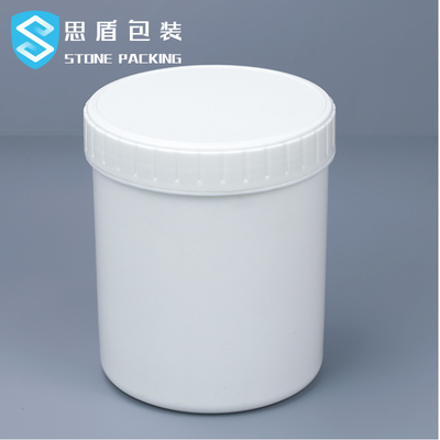 Weißes schwarzes 12*140mm Plastikglas 1L mit Schrauben-Deckel Soem-ODM